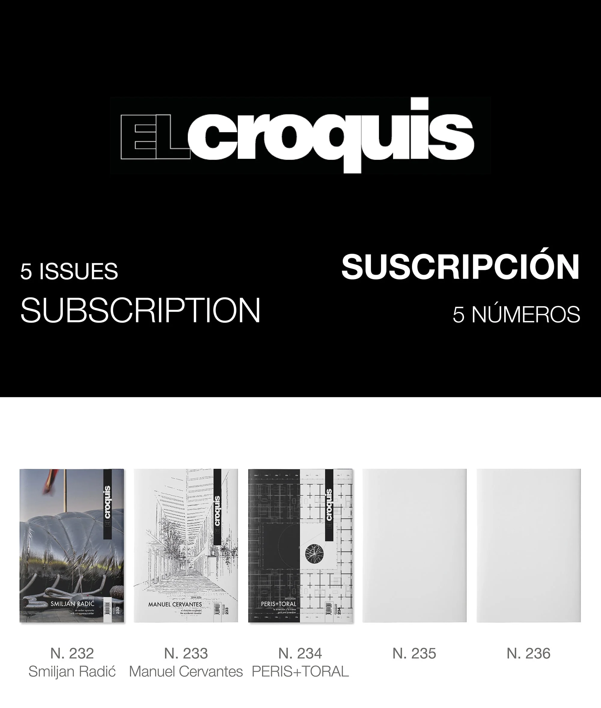 Suscripción El Croquis Edición Impresa - Image 3